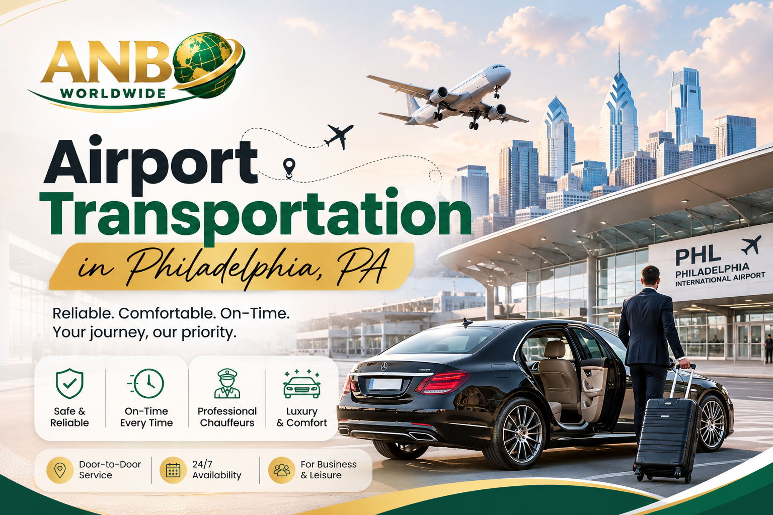 Airport Transportation in Philadelphia, PA: Why a Professional Airport Car Service Is the Smartest Way to Travel