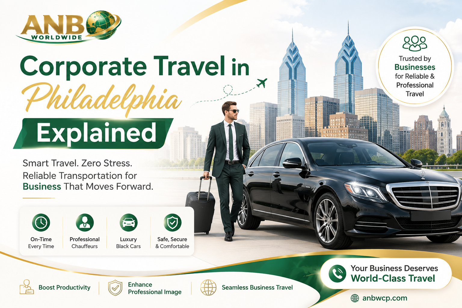 Corporate Travel in Philadelphia Explained: Black Car Services, Chauffeurs, and Business Transportation