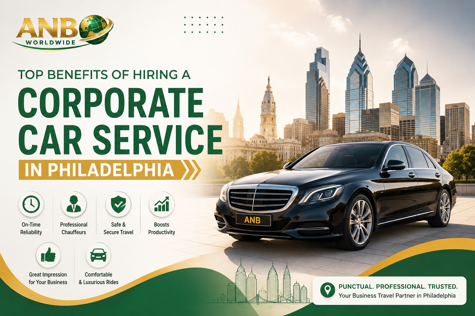 Top Benefits of Hiring a Corporate Car Service in Philadelphia
