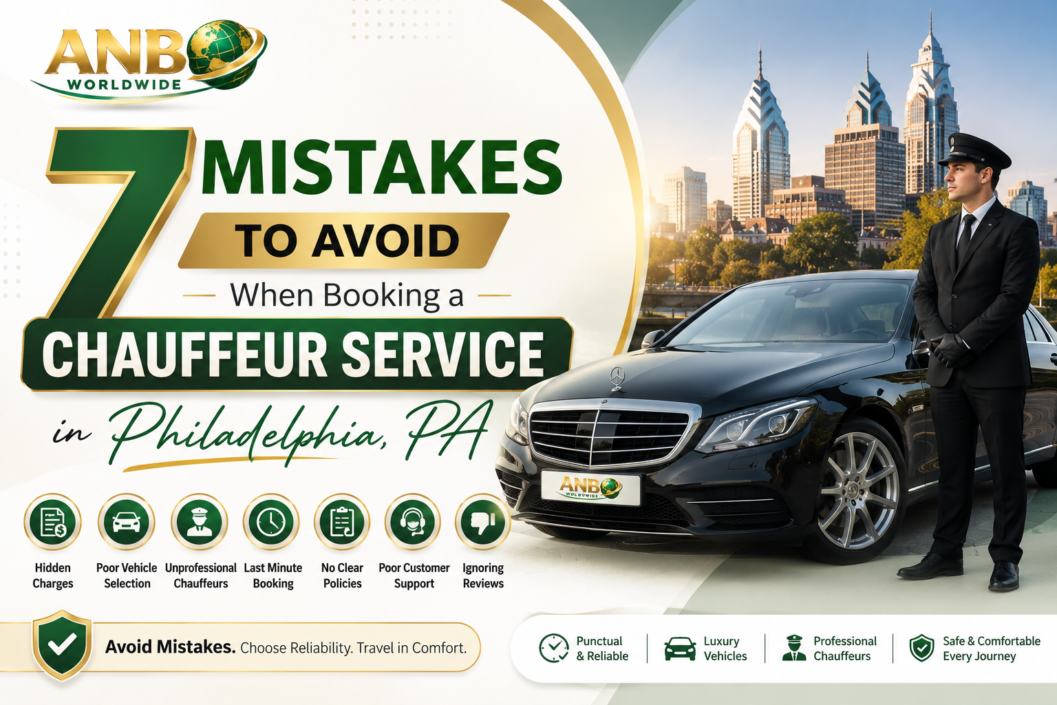 7 Mistakes to Avoid When Booking a Chauffeur Service in Philadelphia, PA